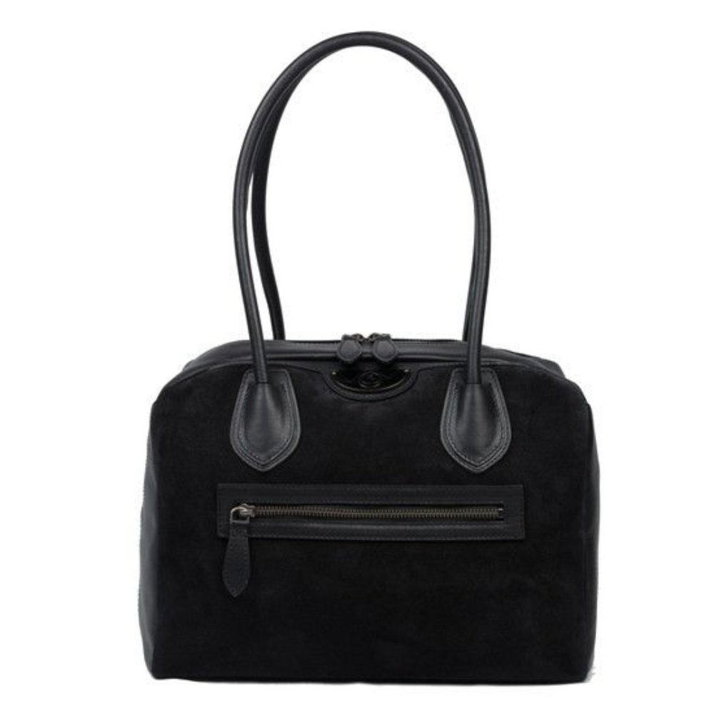 VIXEN LEATHER BOWLER-BLACK